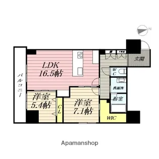 ナナアーク荒町【7階】の間取り