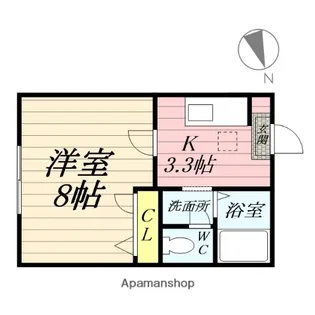 ブルーム【1階】の間取り