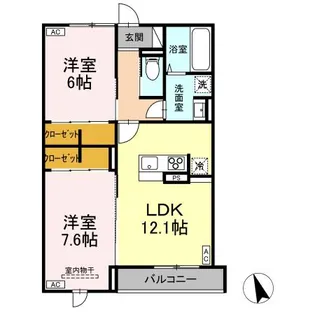 FORENA荒井【2階】の間取り