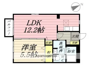 メゾン フォルテシモ【1階】の間取り