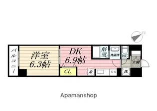 CITY連坊Ⅶ【3階】の間取り