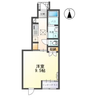 ティーフォレストII【1階】の間取り