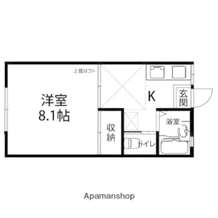 ディアキャビン【102号室】の間取り