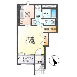 アーバンスカイM【1階】の間取り