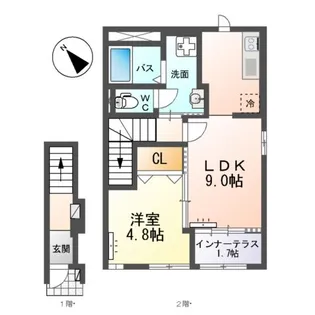 アーバンスカイM【2階】の間取り