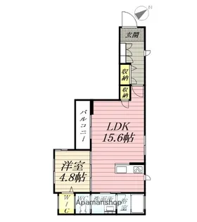 ベレオ二軒茶屋【2階】の間取り
