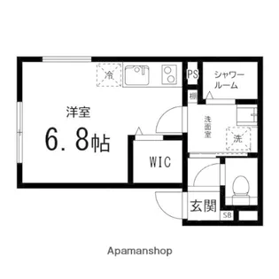ペアレシア長町【101号室】の間取り