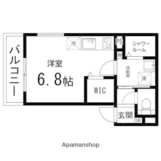 ペアレシア長町【201号室】の間取り