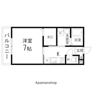 ペアレシア長町【303号室】の間取り