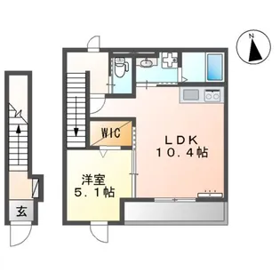 NEOHEIM(ネオハイム)【2階】の間取り