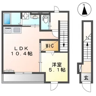 NEOHEIM(ネオハイム)【2階】の間取り