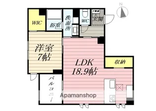クレアール土樋【1階】の間取り
