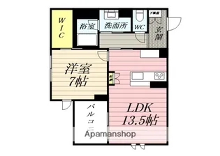 クレアール土樋【2階】の間取り