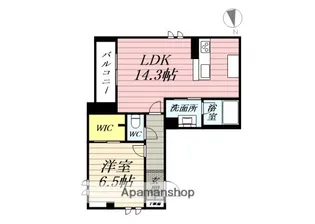 クレアール土樋【3階】の間取り