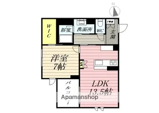 クレアール土樋【4階】の間取り
