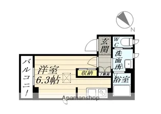 クレール G【1階】の間取り