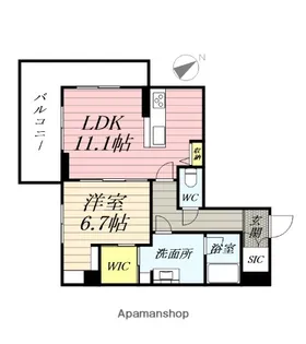 メゾンRUEBRILLER【1階】の間取り