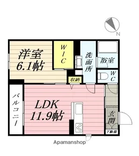 メゾンRUEBRILLER【3階】の間取り