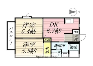 STAPⅡ【2階】の間取り