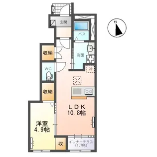 コンフォースN【1階】の間取り