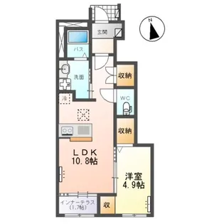 コンフォースN【1階】の間取り