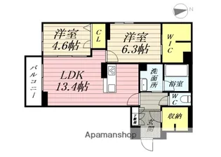 ARISTIO【1階】の間取り