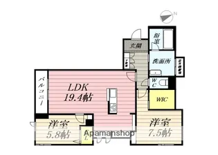 ARISTIO【2階】の間取り