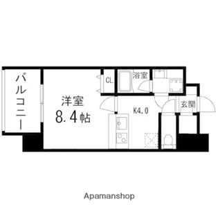 GRANDIA卸町【301号室】の間取り