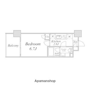 GRANDIA卸町【1002号室】の間取り