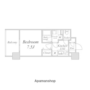 GRANDIA卸町【0903号室】の間取り