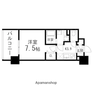 GRANDIA卸町【303号室】の間取り