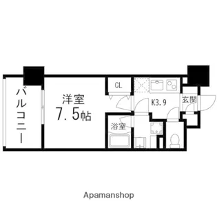 GRANDIA卸町【309号室】の間取り