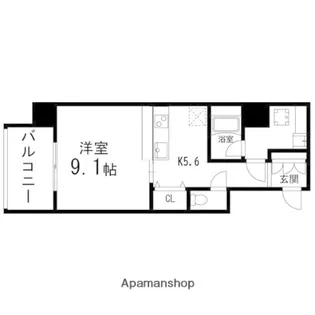GRANDIA卸町【311号室】の間取り