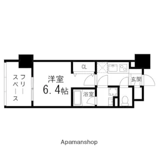 GRANDIA卸町【104号室】の間取り