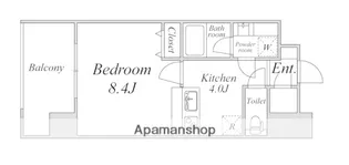 GRANDIA卸町【0401号室】の間取り