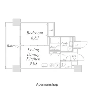 GRANDIA卸町【0607号室】の間取り