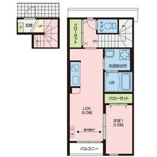 RS RESIDENCEⅡ【2階】の間取り