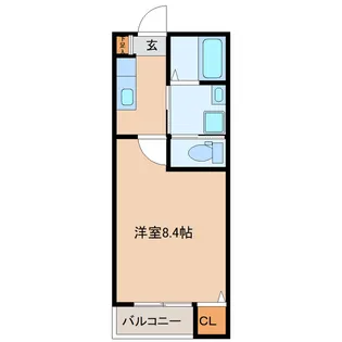仮)荒井1丁目アパートB棟【1階】の間取り