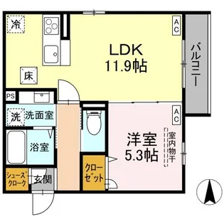 GRAND HILL SH【1階】の間取り