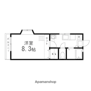 グレートイン3【103号室】の間取り