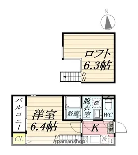 NOALETTA【2階】の間取り