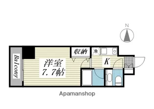 HF愛宕橋レジデンス【6階】の間取り