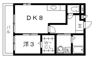カナディアンコート平成【303号室】の間取り