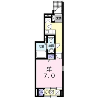 カーサ・コローナ【1階】の間取り