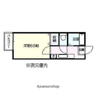 ビューハイム下馬【103号室】の間取り