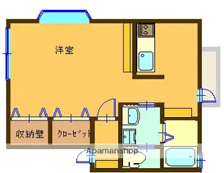 サンコーポⅡ【201号室】の間取り