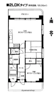 エルパーク浮島【2階】の間取り