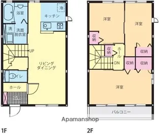 ラピス・レガーロA棟【102号室】の間取り