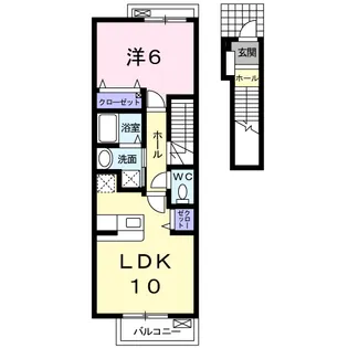 アイリスKT【2階】の間取り