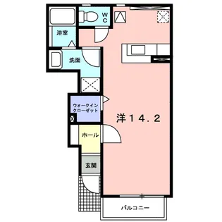 クレインバレー【1階】の間取り